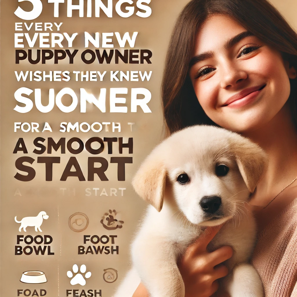 5 Things Every New Puppy Owner Wishes They Knew Sooner for a Smooth Start