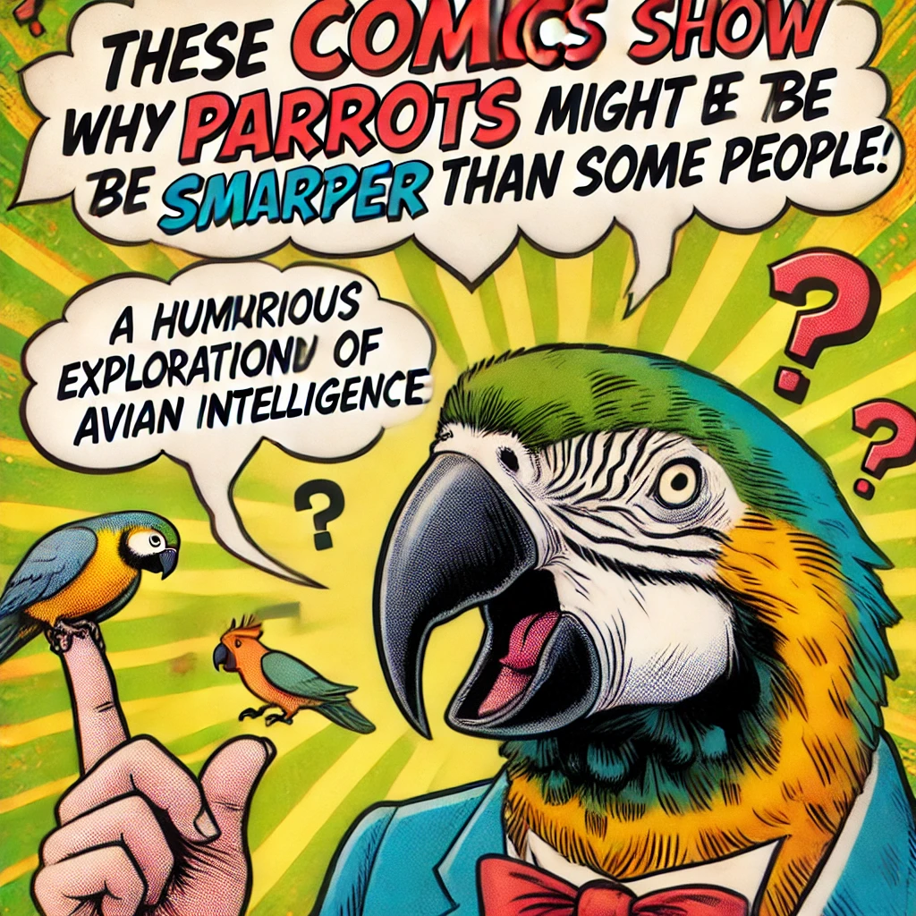 These Comics Show Why Parrots Might Be Smarter Than Some People: A Humorous Exploration of Avian Intelligence