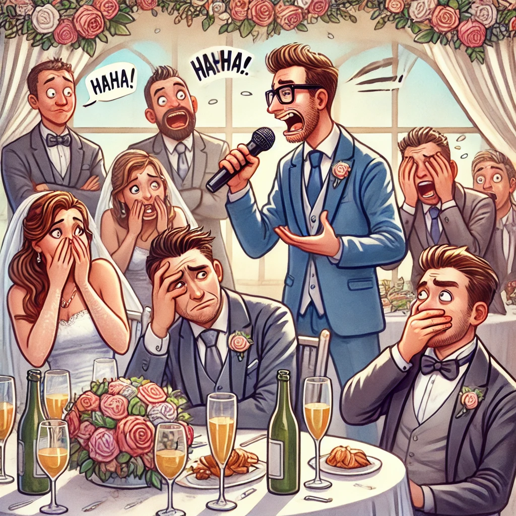 This Awkward Best Man Speech Ruined the Entire Wedding