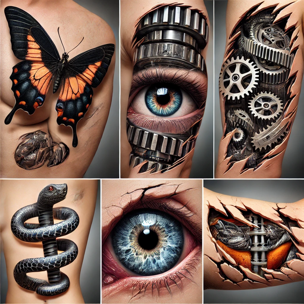 5 Unique 3D Tattoos That Will Make You Do a Double Take: A Showcase of Innovative Ink Designs