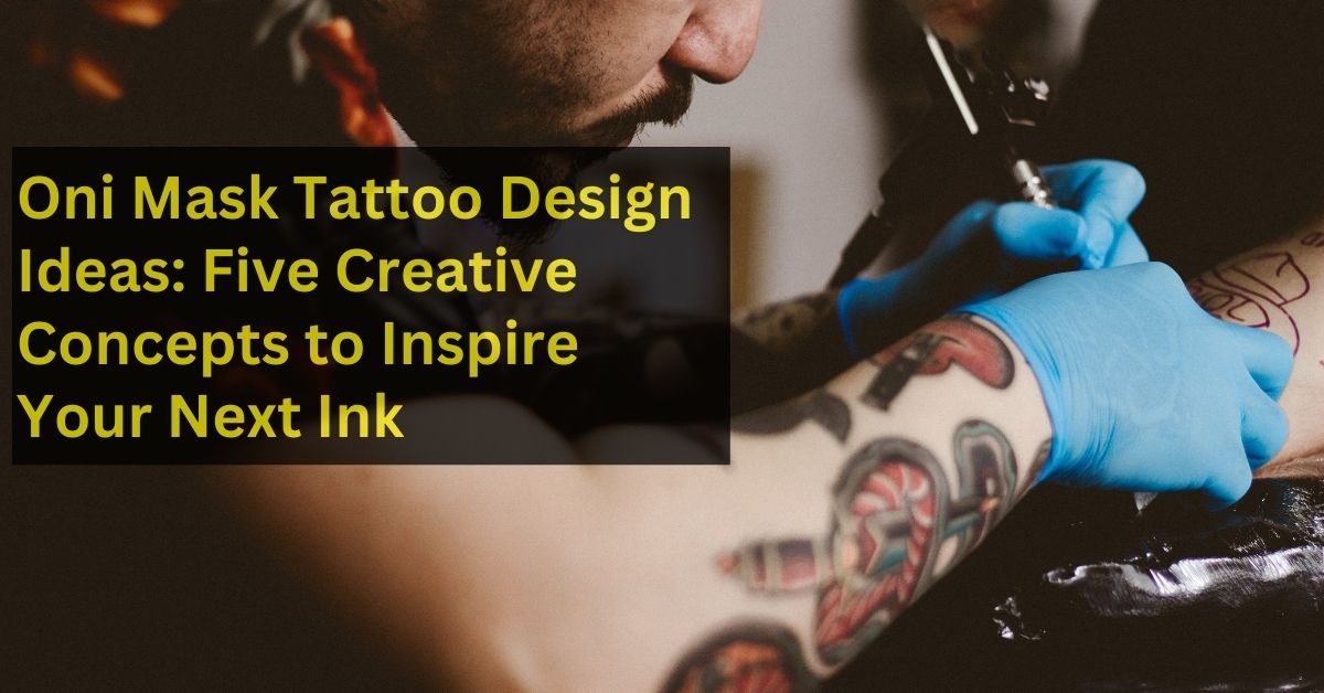 Oni Mask Tattoo Design Ideas