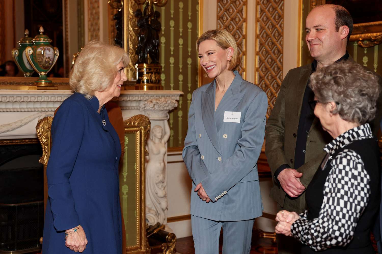 Cate Blanchett Gave the Power Suit the Royal Treatment During a Palace Visit