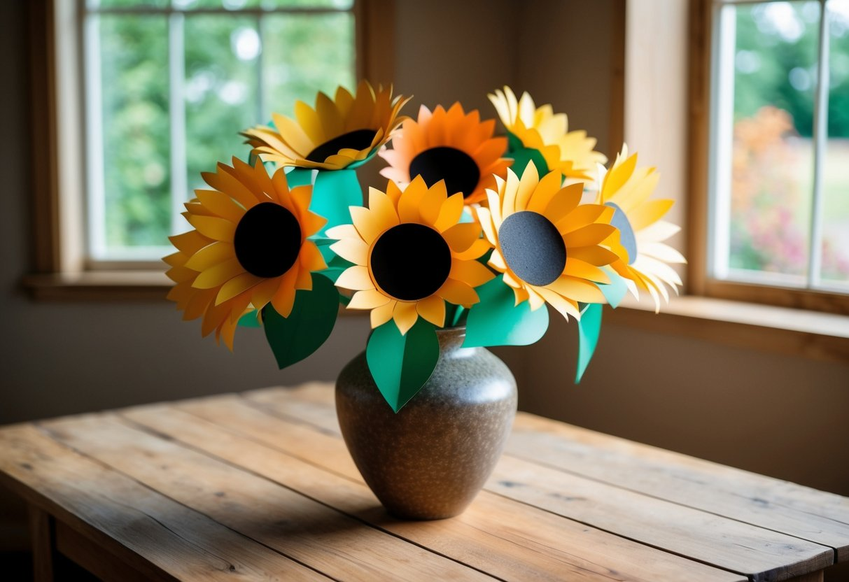 5 Sunflower Paper Flowers Ideas for Creative Home Decor
