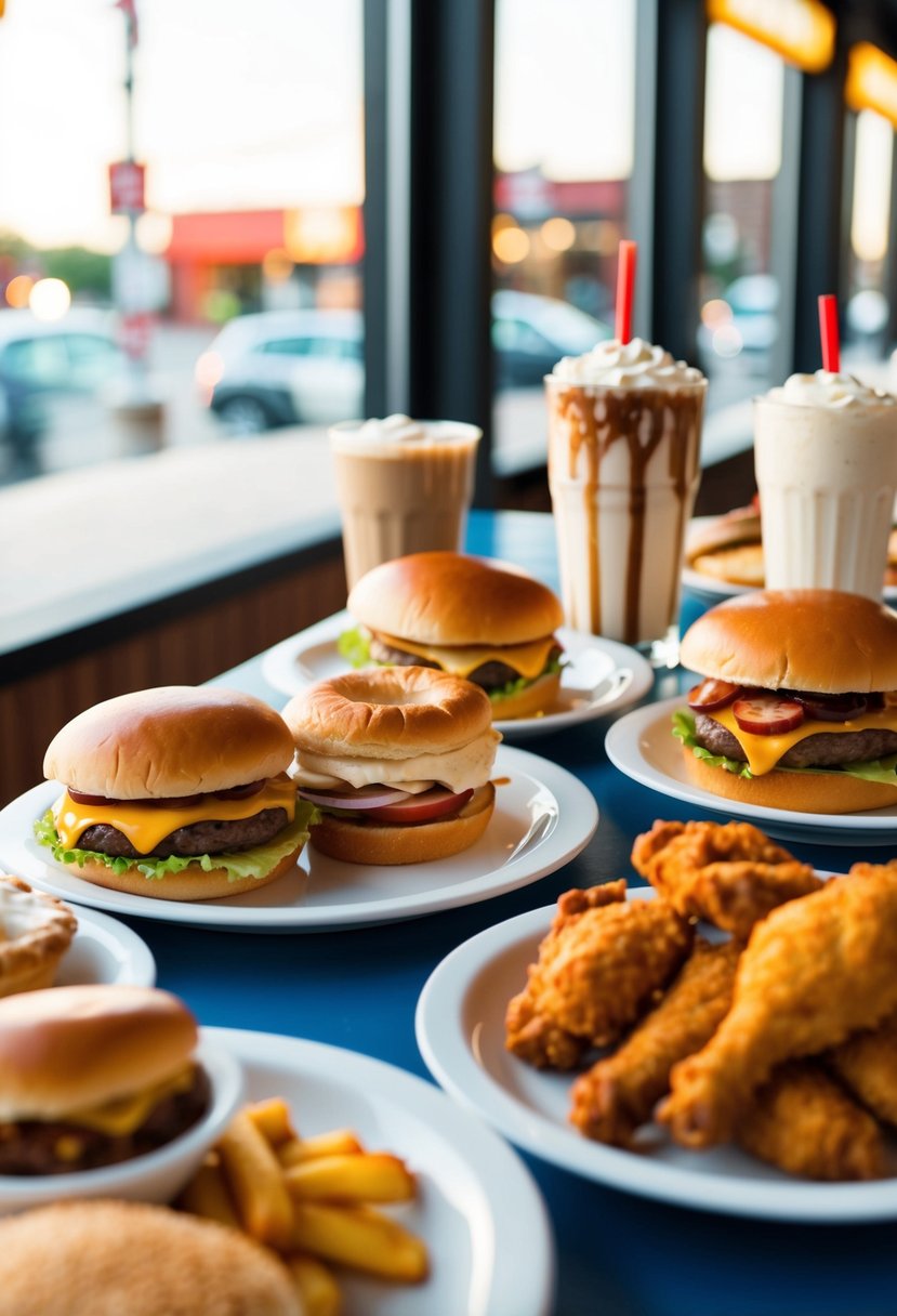 popular american foods served